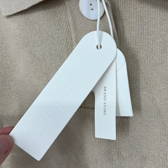 CLEA NWT Gibson polo sweater women’s medium - Picture 4 of 7